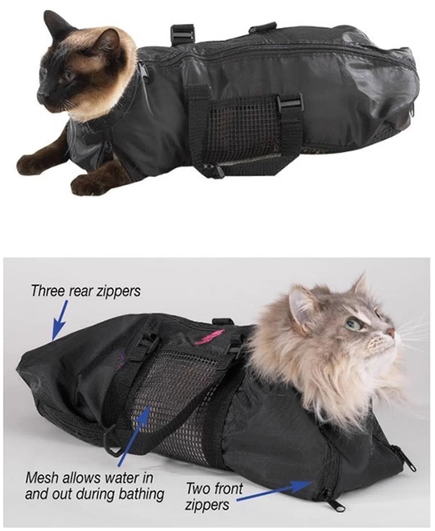 Revolutionary Cat Grooming Bag: The Ultimate Anti-Scratch Restraint for Stress-Free Bathing and Grooming