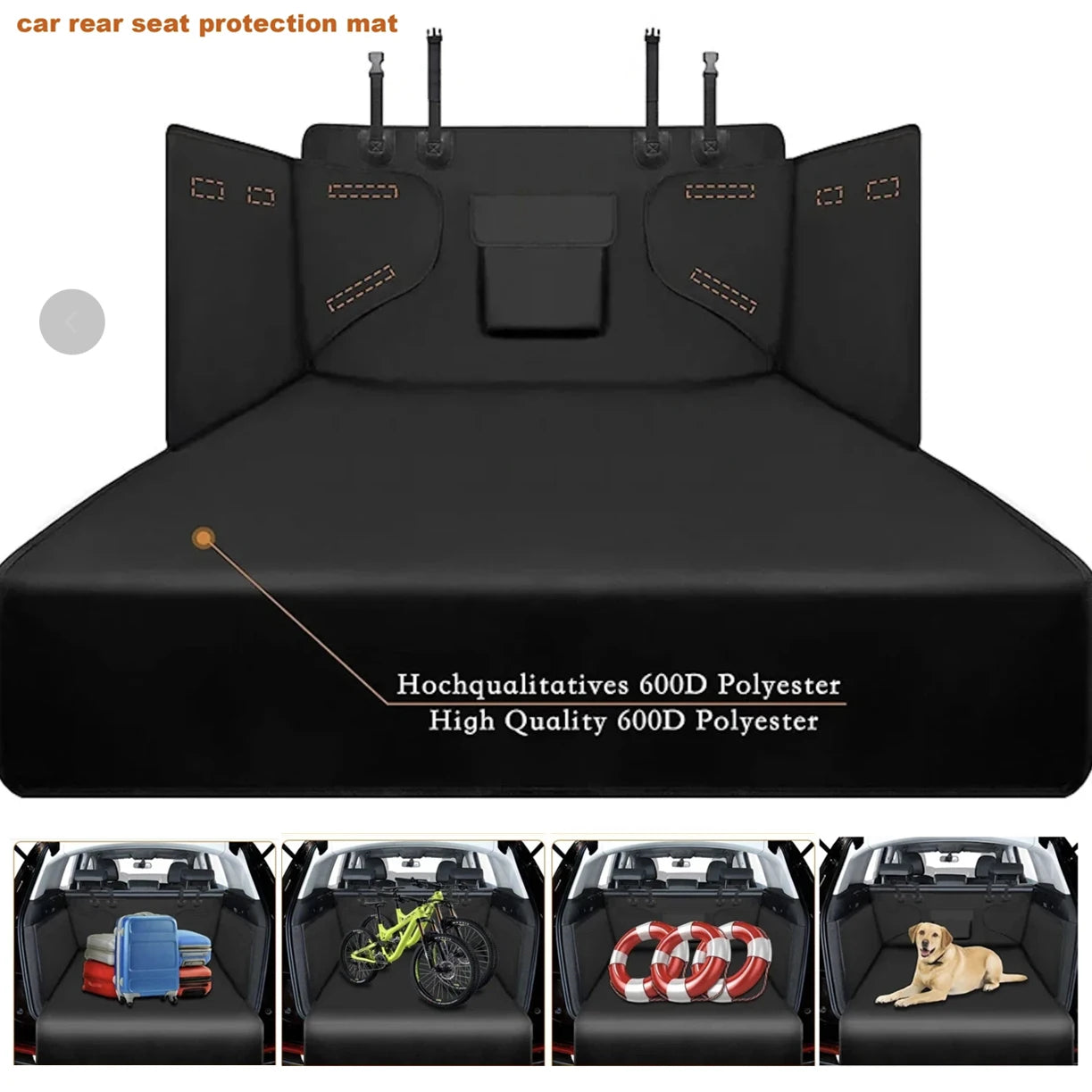 Ultimate Waterproof Dog Mat: Anti-Scratch Trunk Protector for SUV Travel & Comfort
