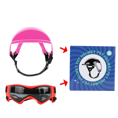 Protect Your Pup in Style: ATUBAN Dog Helmet and Goggles Set for Safe Motorcycle Rides
