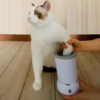 Fully Automatic Smart Pet Paw Cleaner - Low Noise, Quick Clean USB Powered Foot Washing Cup for Dogs and Cats