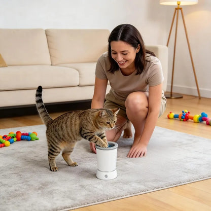 Revolutionary Portable Dog Paw Washer: Automatic Electric Cleaner & Massager for Small to Medium Pets