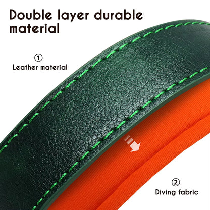 Personalized PU Leather Dog Collar with Free Engraving - Soft, Adjustable, and Perfect for All Breeds!