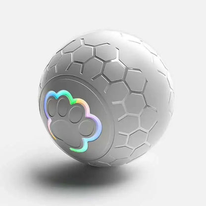 Interactive Smart Dog Toy Ball with RGB Lights - Automatic Bouncing & Rolling Fun for Your Pet
