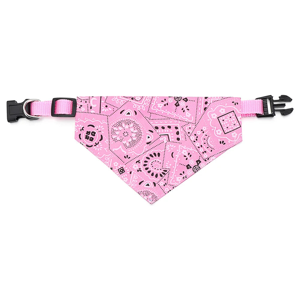 Stylish Adjustable Triangular Bandana for Pets - Perfect for Dogs and Cats, Washable Scarf Collar and Bibs for Birthday Parties and Everyday Dress Up!