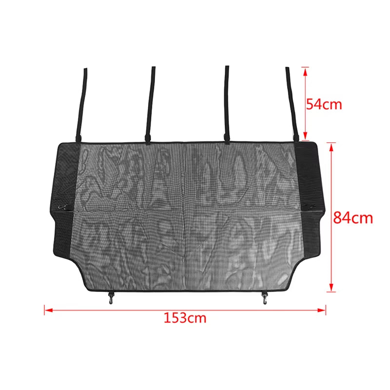 Upgrade Your Jeep Wrangler with Our Premium Pet Separation Net - Perfect for JK (2007-2017) and JL (2018-2023) Models!