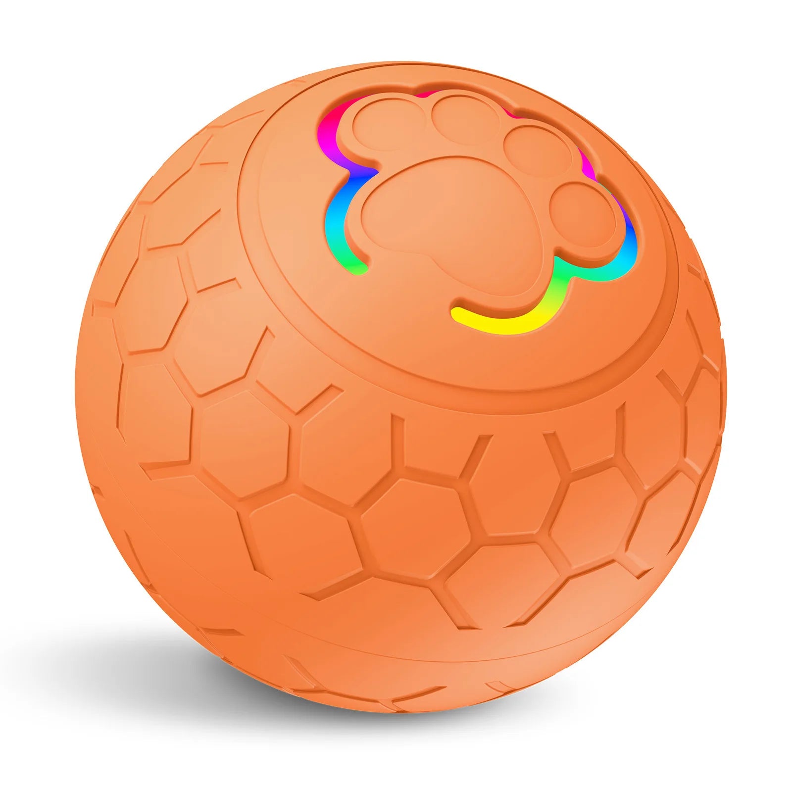 Interactive Smart Dog Toy Ball with RGB Lights - Automatic Bouncing & Rolling Fun for Your Pet