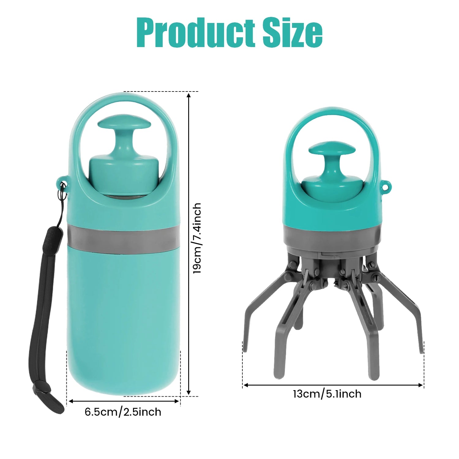 Portable Dog Pooper Scooper & Waste Bags - Perfect for Outdoor Cleanups!
