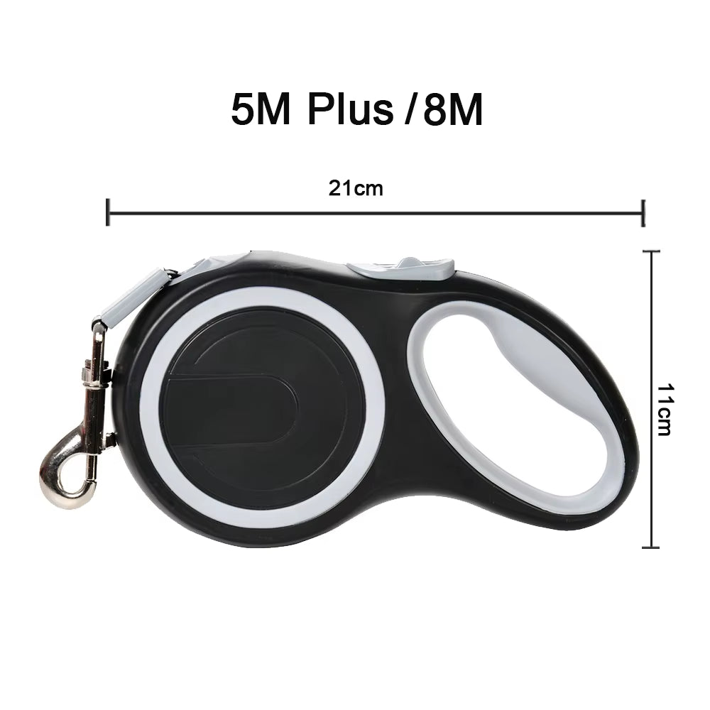 Experience Freedom with Our 8M Retractable Dog Leash - Perfect for Small to Large Dogs and Cats!