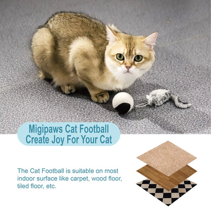 Exciting Interactive Cat Toy Bundle: Automatic Moving Ball, Plush Mice, and Feather Toys for Endless Fun!