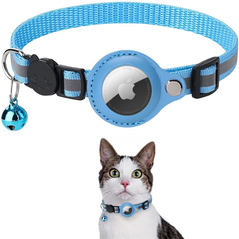 Keep Your Cat Safe and Stylish with Our GPS Tracking Collar - Quick-Release and Reflective Design for Ultimate Visibility