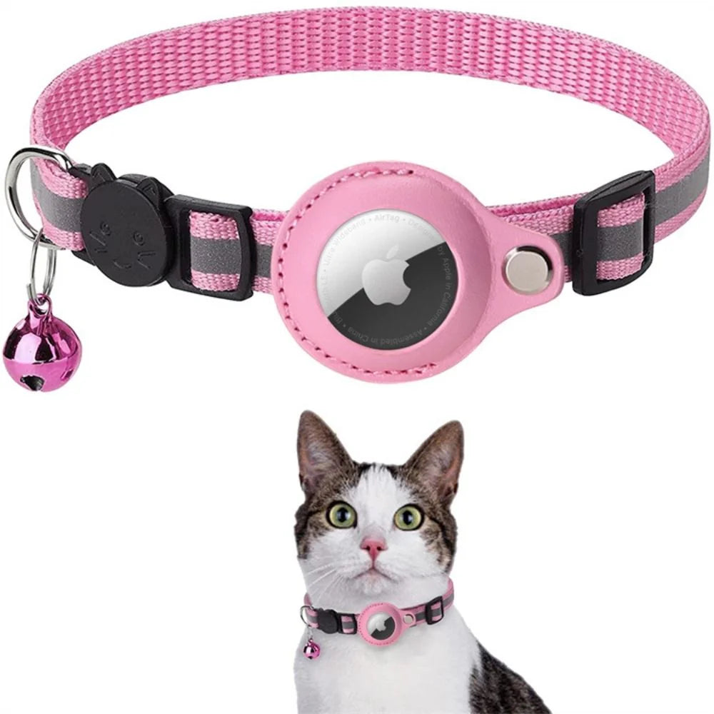 Keep Your Cat Safe and Stylish with Our GPS Tracking Collar - Quick-Release and Reflective Design for Ultimate Visibility