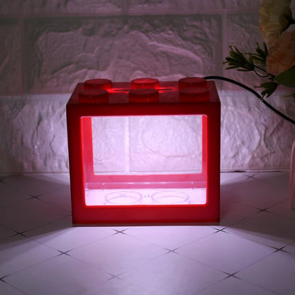 Illuminate Your Space with the USB Mini Aquarium Fish Tank - Perfect for Betta Fish and Stylish Decor