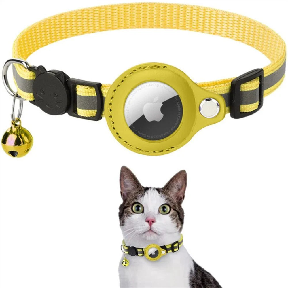 Keep Your Cat Safe and Stylish with Our GPS Tracking Collar - Quick-Release and Reflective Design for Ultimate Visibility