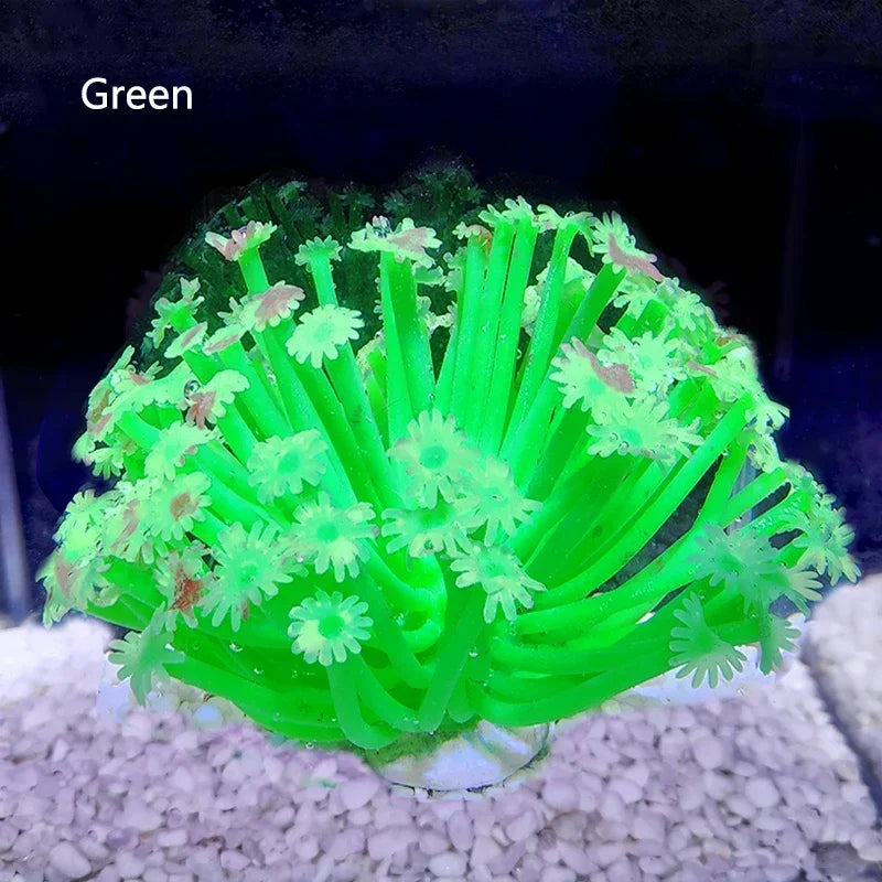 Vibrant Artificial Underwater Coral Decoration for Aquariums - Enhance Your Fish Tank with Lifelike Plants and Backgrounds
