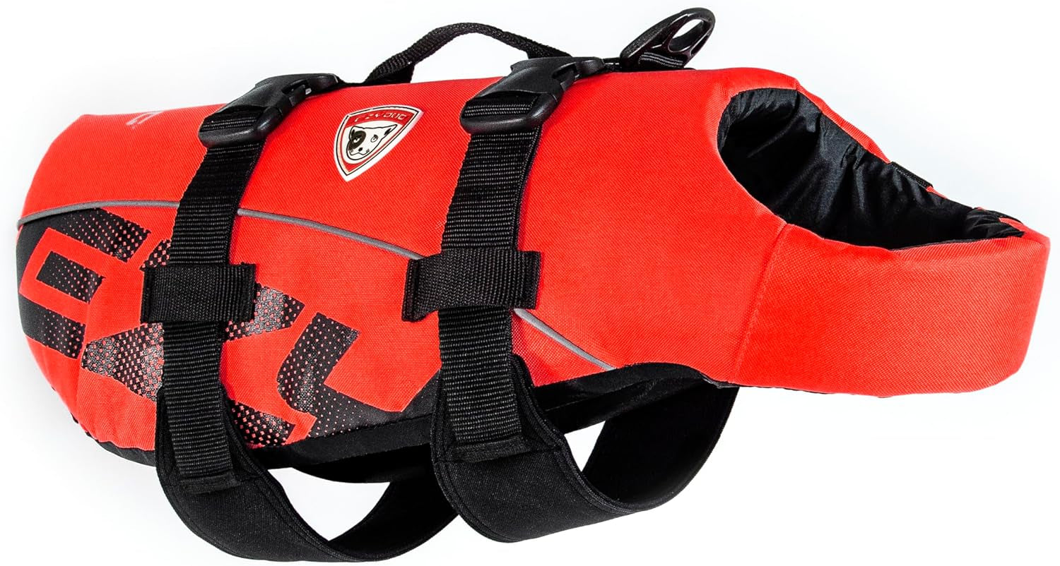 DFD Dog Life Jacket - Premium Adjustable Safety Vest with Reflective Trim & Enhanced Flotation for Small Dogs - Perfect for Water Adventures!