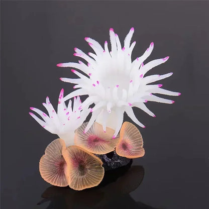 Vibrant Artificial Underwater Coral Decoration for Aquariums - Enhance Your Fish Tank with Lifelike Plants and Backgrounds
