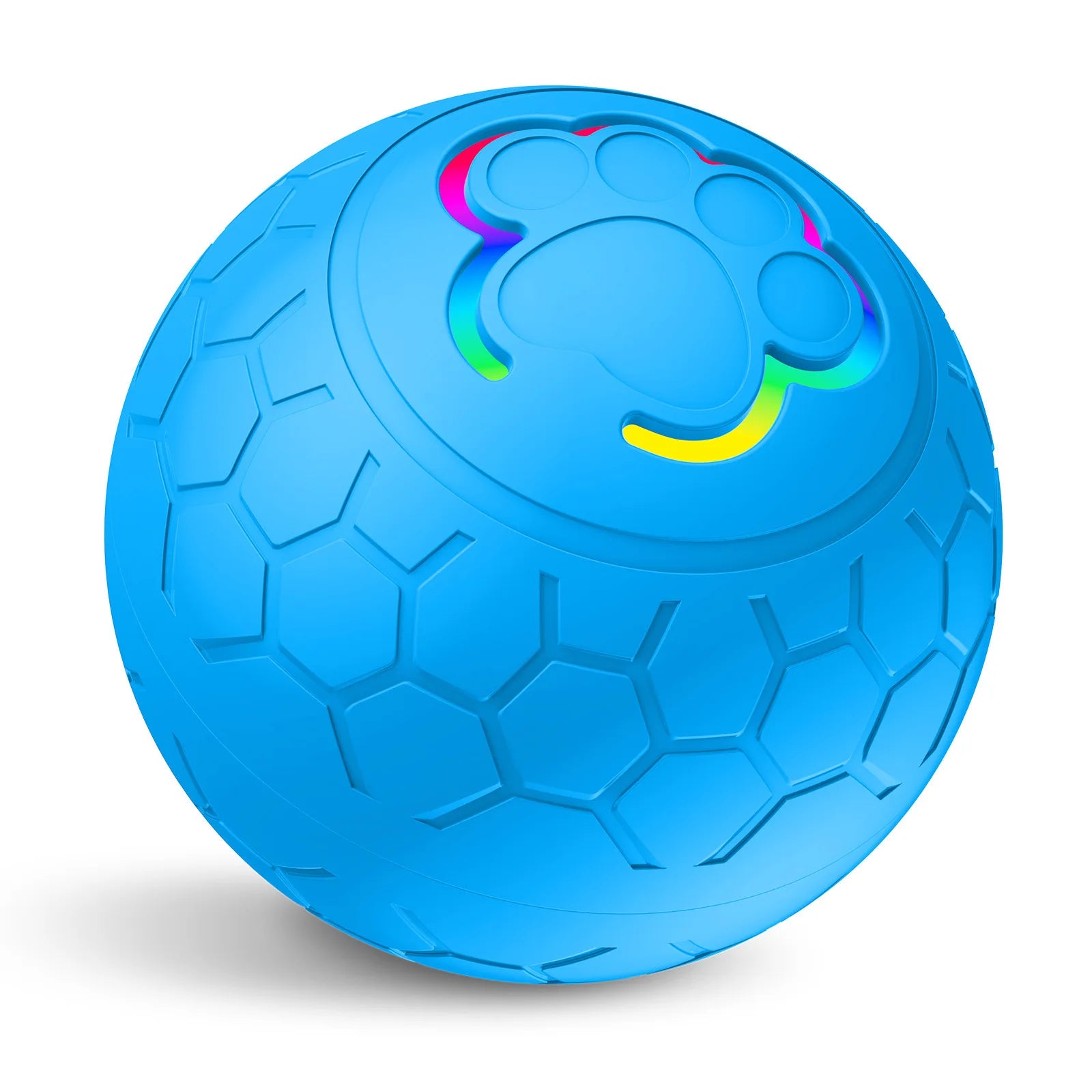 Interactive Smart Dog Toy Ball with RGB Lights - Automatic Bouncing & Rolling Fun for Your Pet