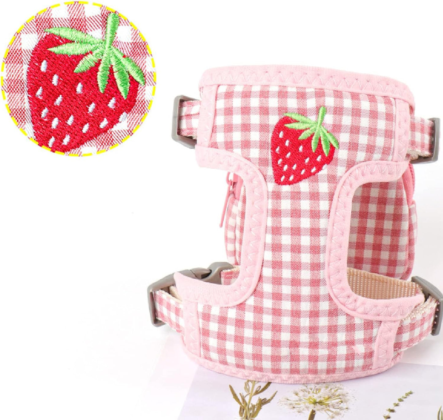 Stylish Pink Pet Backpack Harness with Leash - Perfect Mini Carrier for Small Dogs and Cats for Outdoor Adventures