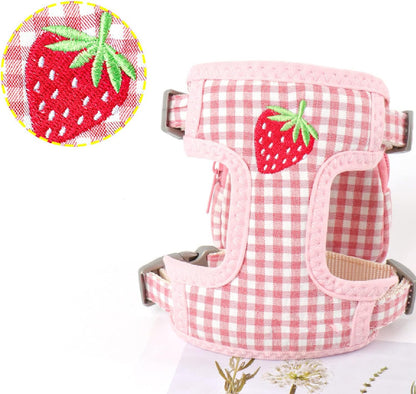 Stylish Pink Pet Backpack Harness with Leash - Perfect Mini Carrier for Small Dogs and Cats for Outdoor Adventures